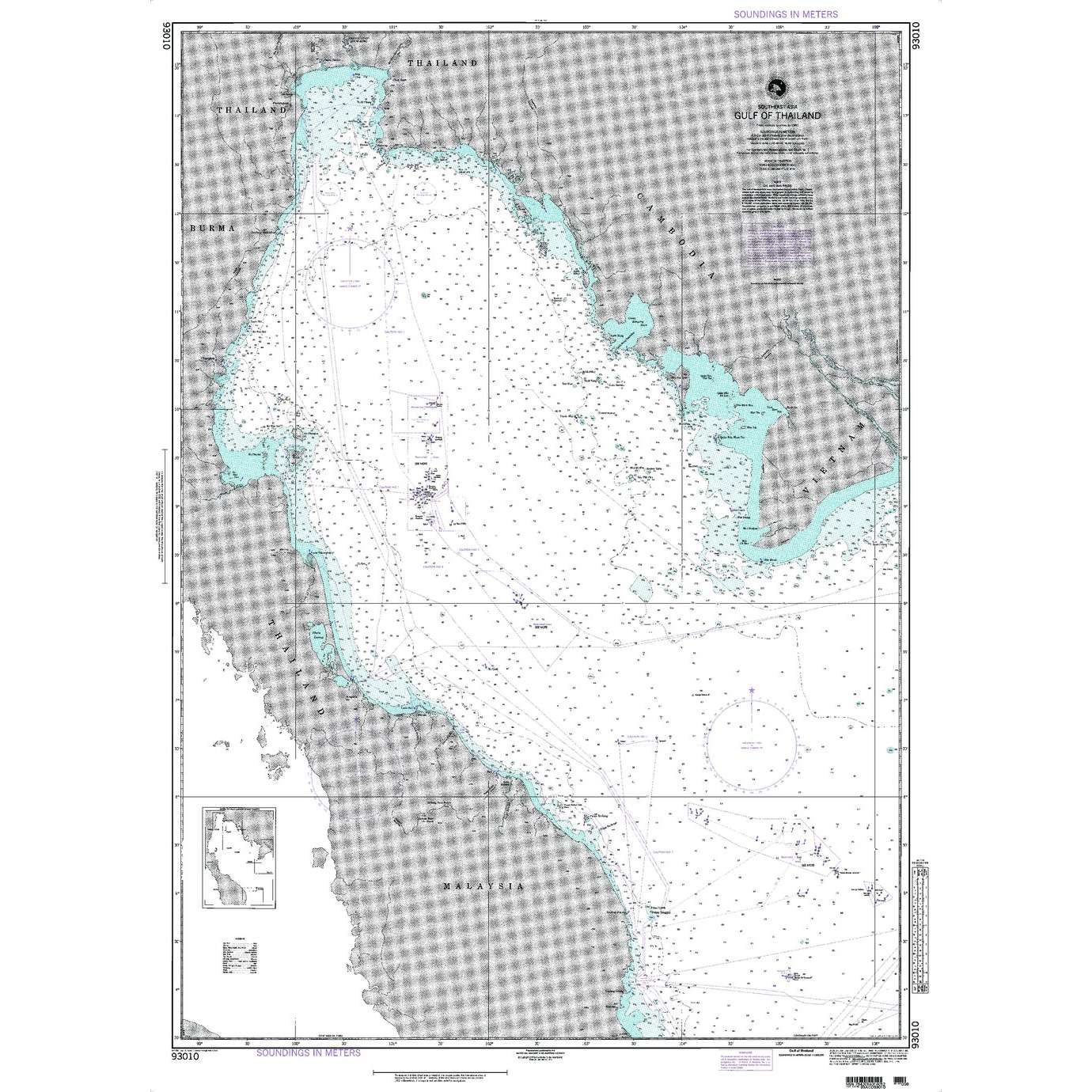 Paradise Clay NGA_93010 NGA Chart Gulf of Thailand