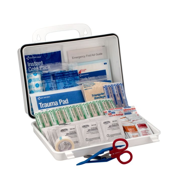 First Aid Only 9301-25P 25 Person Contractor First Aid Kit, Plastic Case