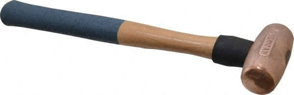 American Hammer AM3CUWG Dead Blow Hammer, 3 lb Head, 1-1/2" Face Dia, Copper Head