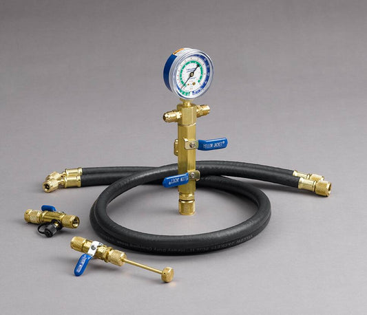 Yellow Jacket 93865 1/2" System I: two-valve manifold, two 16248 48" vacuum hoses, 2 valves