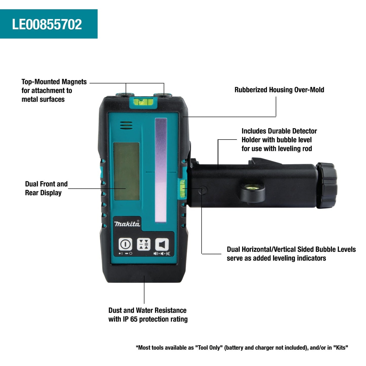 Makita LE00855702 Green/Red Line Laser Detector
