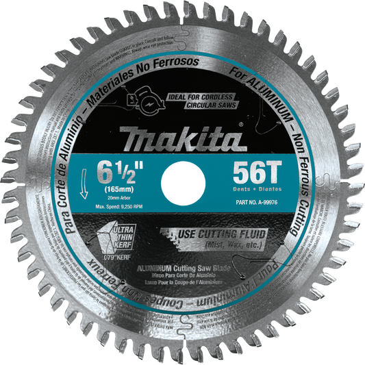 Makita A-99976 6‘1/2" 56T Carbide‘Tipped Cordless Plunge Saw Blade