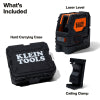 Klein Tools 93LCLS Laser Level, Self-Leveling Red Cross-Line Level and Red Plumb Spot