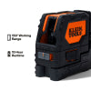 Klein Tools 93LCLS Laser Level, Self-Leveling Red Cross-Line Level and Red Plumb Spot