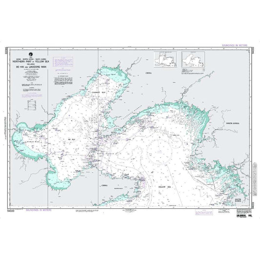 Paradise Clay NGA_94033 NGA Chart Northern Part of Yellow Sea Including Bo Hai and Liaodong Wan