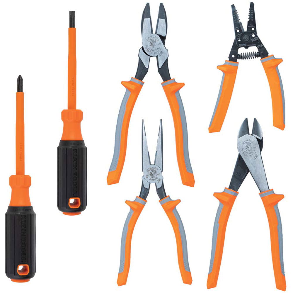 Klein Tools 9418R 1000V Insulated Tool Set, 6-Piece