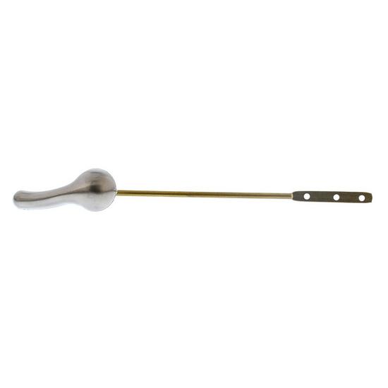 Jones Stephens T0107BN Brushed Nickel Tank Trip Lever with 8" Brass Arm, Metal Spud and Nut