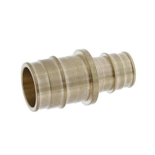 Jones Stephens F76856 3/4" x 1" F1960 Brass PEX Coupling, Bag of 10