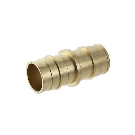 Jones Stephens F76854 1/2" F1960 Brass PEX Coupling, Bag of 25