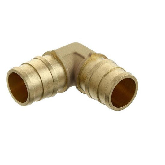 Jones Stephens F76871 3/4" F1960 Brass PEX 90° Elbow, Bag of 25