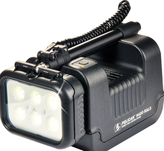 Pelican 9430SL Remote Area Lighting System SPOT LIGHT BLACK