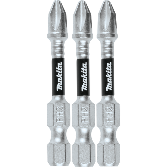 Makita E-00773 Impact XPS® #2 Phillips 2" Power Bit, 3/pk