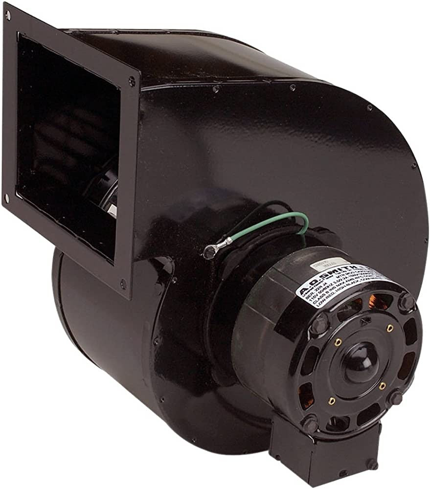 Century Rectangular Outlet Shaded Pole Centrifugal Blower, 115 Volts, Flange: Yes - 9491