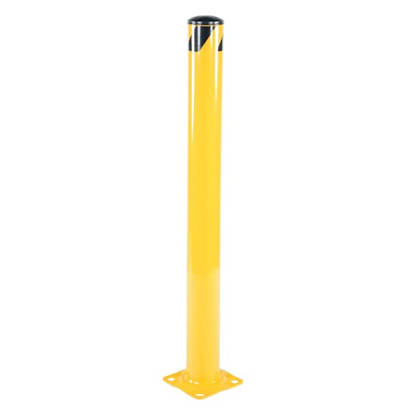 Vestil BOL-72-4.5 Steel Pipe Safety Bollard, 72 x 4-1/2"