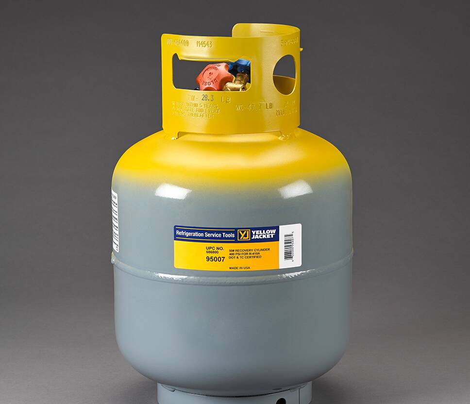 Yellow Jacket 95002 30 lb. 400 psi cylinder DOT 400