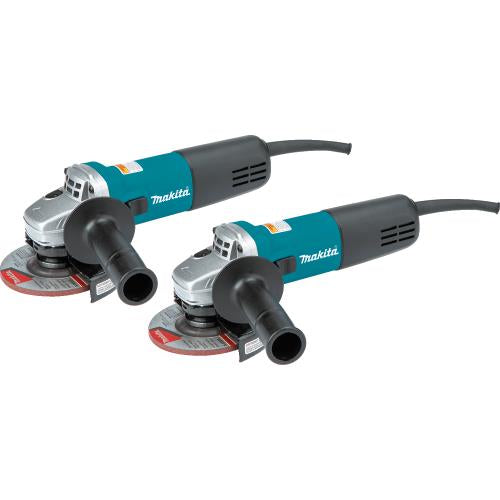 Makita 9557NB2 4‘1/2" Angle Grinder, with AC/DC Switch