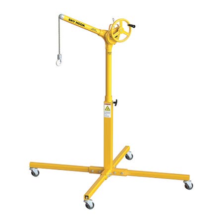 Sky Hook 8557 1/4 Ton Load Capacity, 75" Maximum Lift Distance, 1" Per Handwheel Revolution Lift Speed Hoist