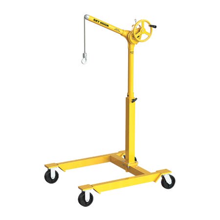 Sky Hook 8560 1/4 Ton Load Capacity, 75" Maximum Lift Distance, 1" Per Handwheel Revolution Lift Speed Hoist