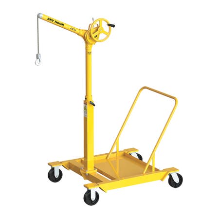 Sky Hook 8565 1/4 Ton Load Capacity, 75" Maximum Lift Distance, 1" Per Handwheel Revolution Lift Speed Hoist