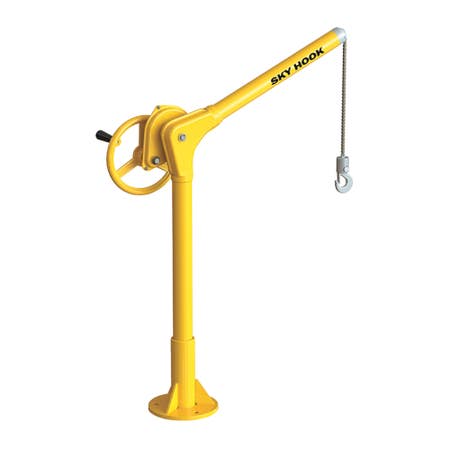 Sky Hook 8727 1/4 Ton Load Capacity, 75" Maximum Lift Distance, 1" Per Handwheel Revolution Lift Speed Hoist