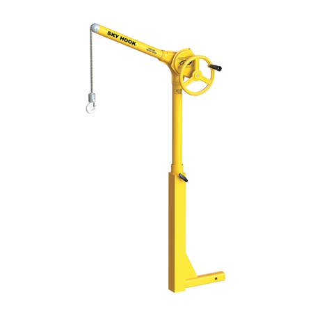 Sky Hook 8740 1/4 Ton Load Capacity, 75" Maximum Lift Distance, 1" Per Handwheel Revolution Lift Speed Hoist