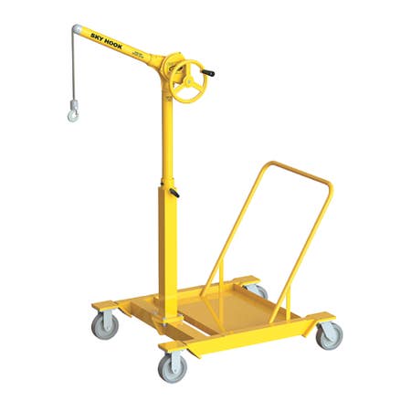 Sky Hook 8765 1/4 Ton Load Capacity, 75" Maximum Lift Distance, 1" Per Handwheel Revolution Lift Speed Hoist