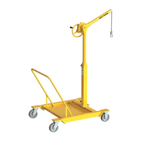 Sky Hook 8765 1/4 Ton Load Capacity, 75" Maximum Lift Distance, 1" Per Handwheel Revolution Lift Speed Hoist