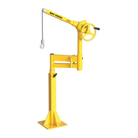 Sky Hook A8750 1/4 Ton Load Capacity, 75" Maximum Lift Distance, 1" Per Handwheel Revolution Lift Speed Hoist