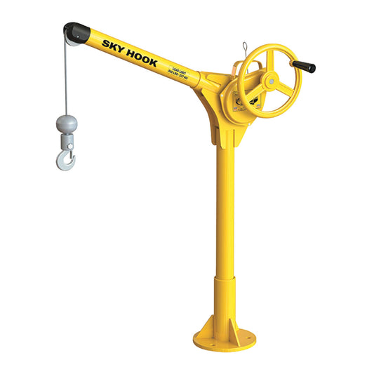 Sky Hook 9527 1/4 Ton Load Capacity, 100" Maximum Lift Distance, 1.5" Per Handwheel Revolution Lift Speed Hoist