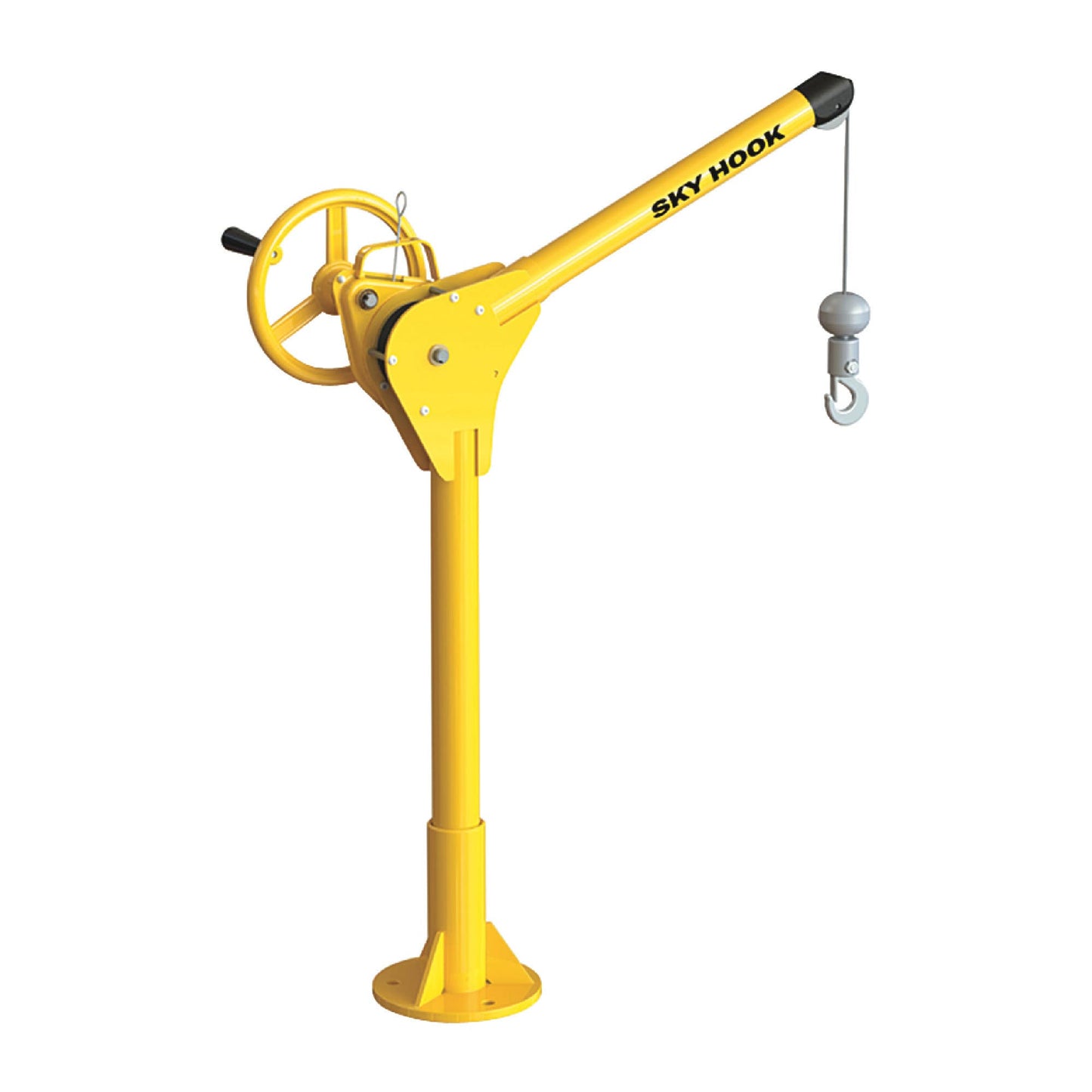 Sky Hook 9527.42 1/4 Ton Load Capacity, 100" Maximum Lift Distance, 1.5" Per Handwheel Revolution Lift Speed Hoist