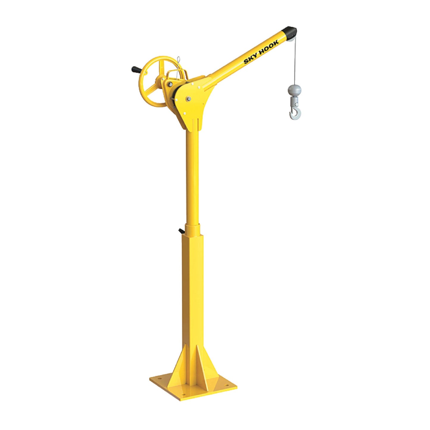 Sky Hook 9550.42 1/4 Ton Load Capacity, 100" Maximum Lift Distance, 1.5" Per Handwheel Revolution Lift Speed Hoist