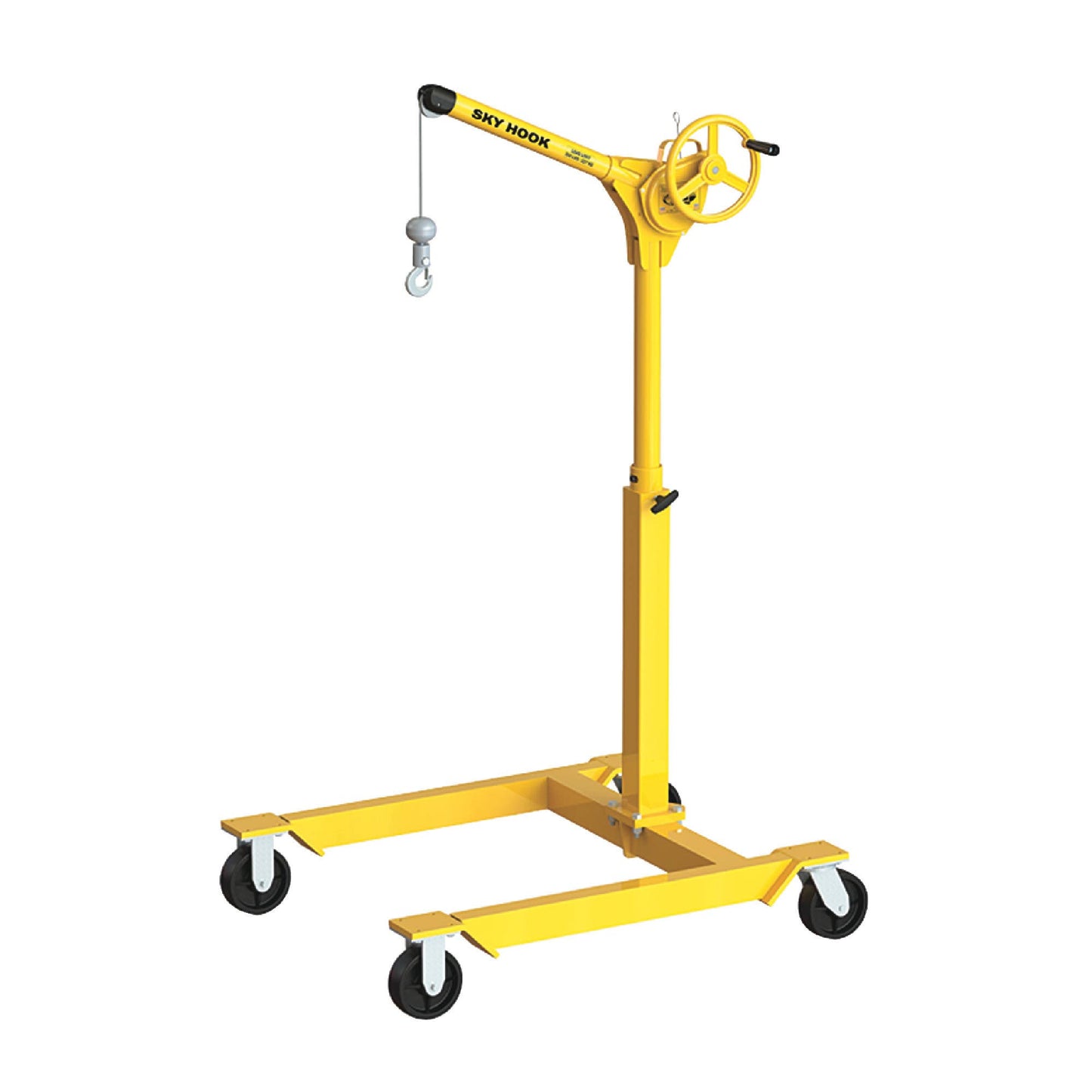 Sky Hook 9560 1/4 Ton Load Capacity, 100" Maximum Lift Distance, 1.5" Per Handwheel Revolution Lift Speed Hoist