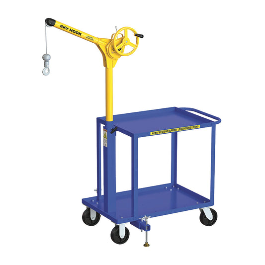 Sky Hook 9570 1/4 Ton Load Capacity, 100" Maximum Lift Distance, 1.5" Per Handwheel Revolution Lift Speed Hoist