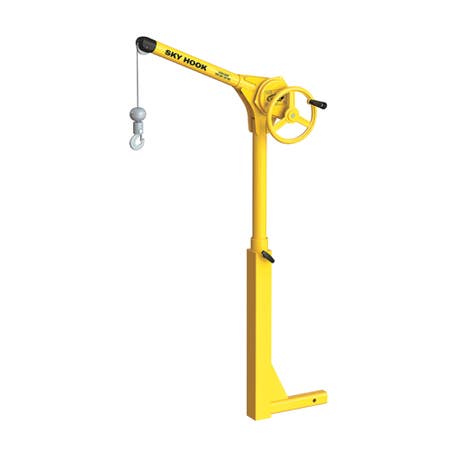 Sky Hook 9740 1/4 Ton Load Capacity, 100" Maximum Lift Distance, 1.5" Per Handwheel Revolution Lift Speed Hoist