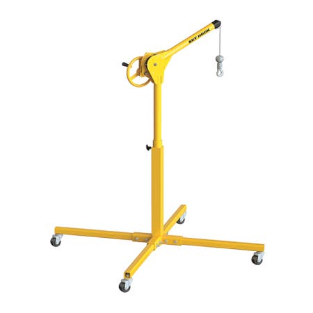 Sky Hook 9757 1/4 Ton Load Capacity, 100" Maximum Lift Distance, 1.5" Per Handwheel Revolution Lift Speed Hoist