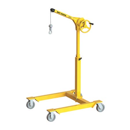 Sky Hook 9760 1/4 Ton Load Capacity, 100" Maximum Lift Distance, 1.5" Per Handwheel Revolution Lift Speed Hoist