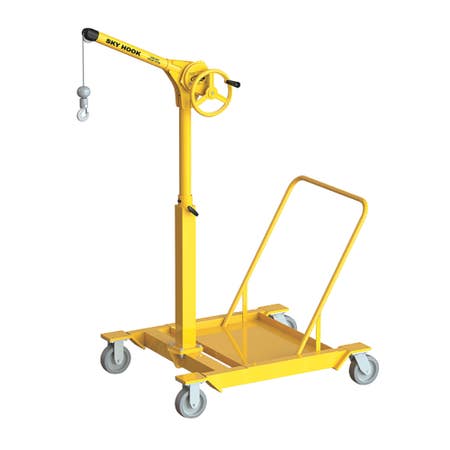 Sky Hook 9765 1/4 Ton Load Capacity, 100" Maximum Lift Distance, 1.5" Per Handwheel Revolution Lift Speed Hoist