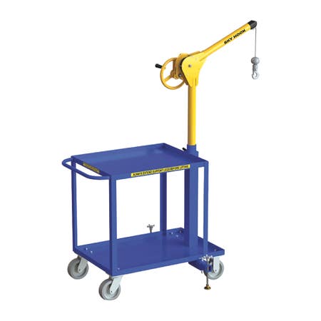 Sky Hook 9770 1/4 Ton Load Capacity, 100" Maximum Lift Distance, 1.5" Per Handwheel Revolution Lift Speed Hoist