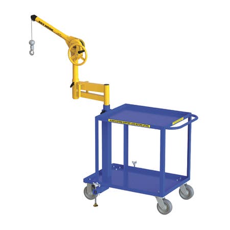 Sky Hook A9770 1/8 Ton Load Capacity, 100" Maximum Lift Distance, 1.5" Per Handwheel Revolution Lift Speed Hoist