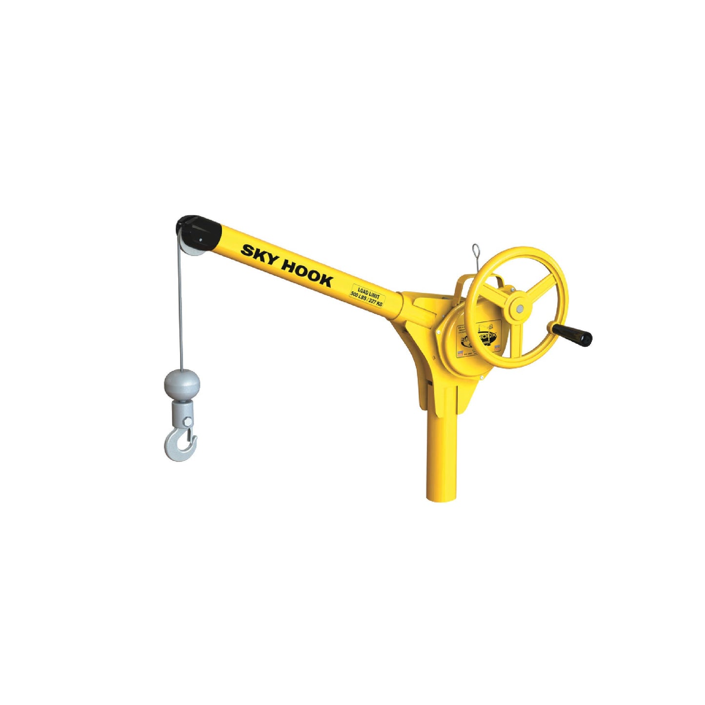 Sky Hook 9500-NB 1/4 Ton Load Capacity, 100" Maximum Lift Distance, 1.5" Per Handwheel Revolution Lift Speed Hoist