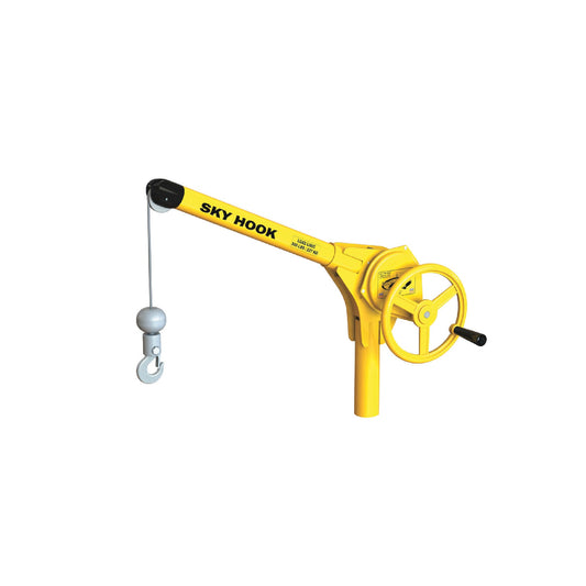 Sky Hook 9700-NB 1/4 Ton Load Capacity, 100" Maximum Lift Distance, 1.5" Per Handwheel Revolution Lift Speed Hoist