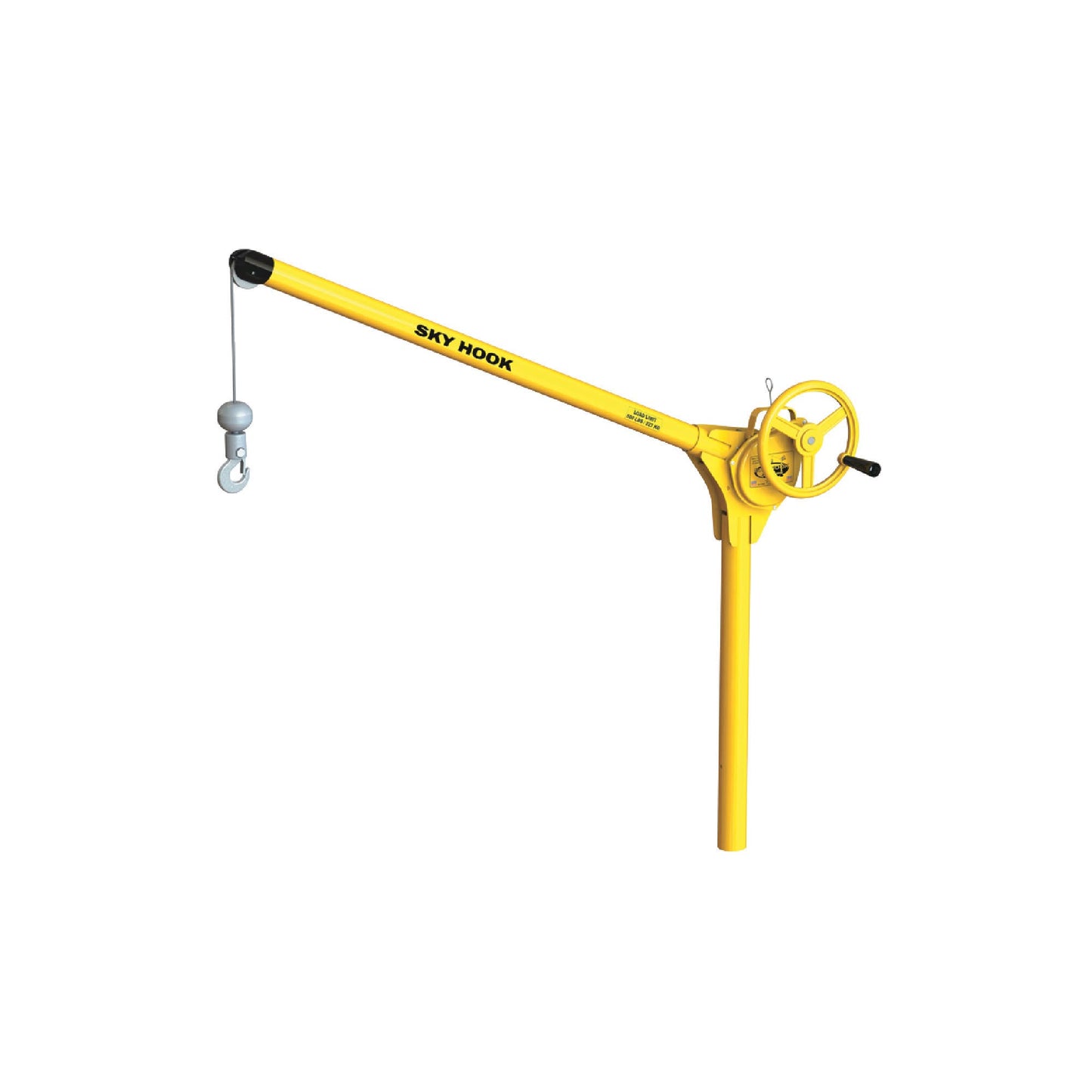 Sky Hook 95.42-SH 1/4 Ton Load Capacity, 100" Maximum Lift Distance, 1.5" Per Handwheel Revolution Lift Speed Hoist