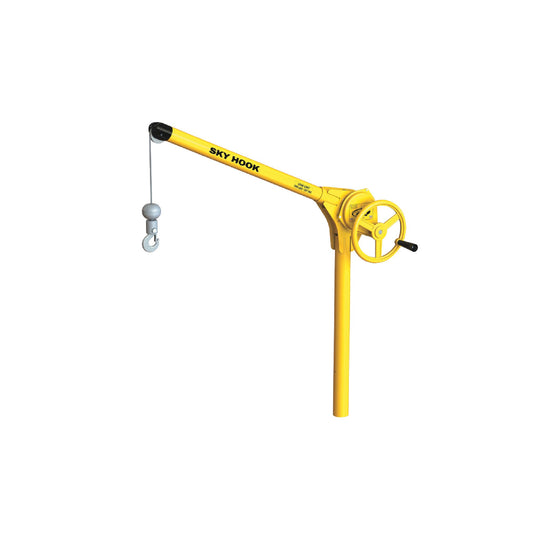 Sky Hook 97.30-SH 1/4 Ton Load Capacity, 100" Maximum Lift Distance, 1.5" Per Handwheel Revolution Lift Speed Hoist