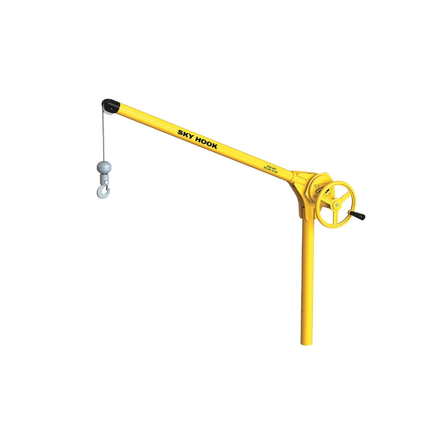 Sky Hook 97.42-SH 1/4 Ton Load Capacity, 100" Maximum Lift Distance, 1.5" Per Handwheel Revolution Lift Speed Hoist