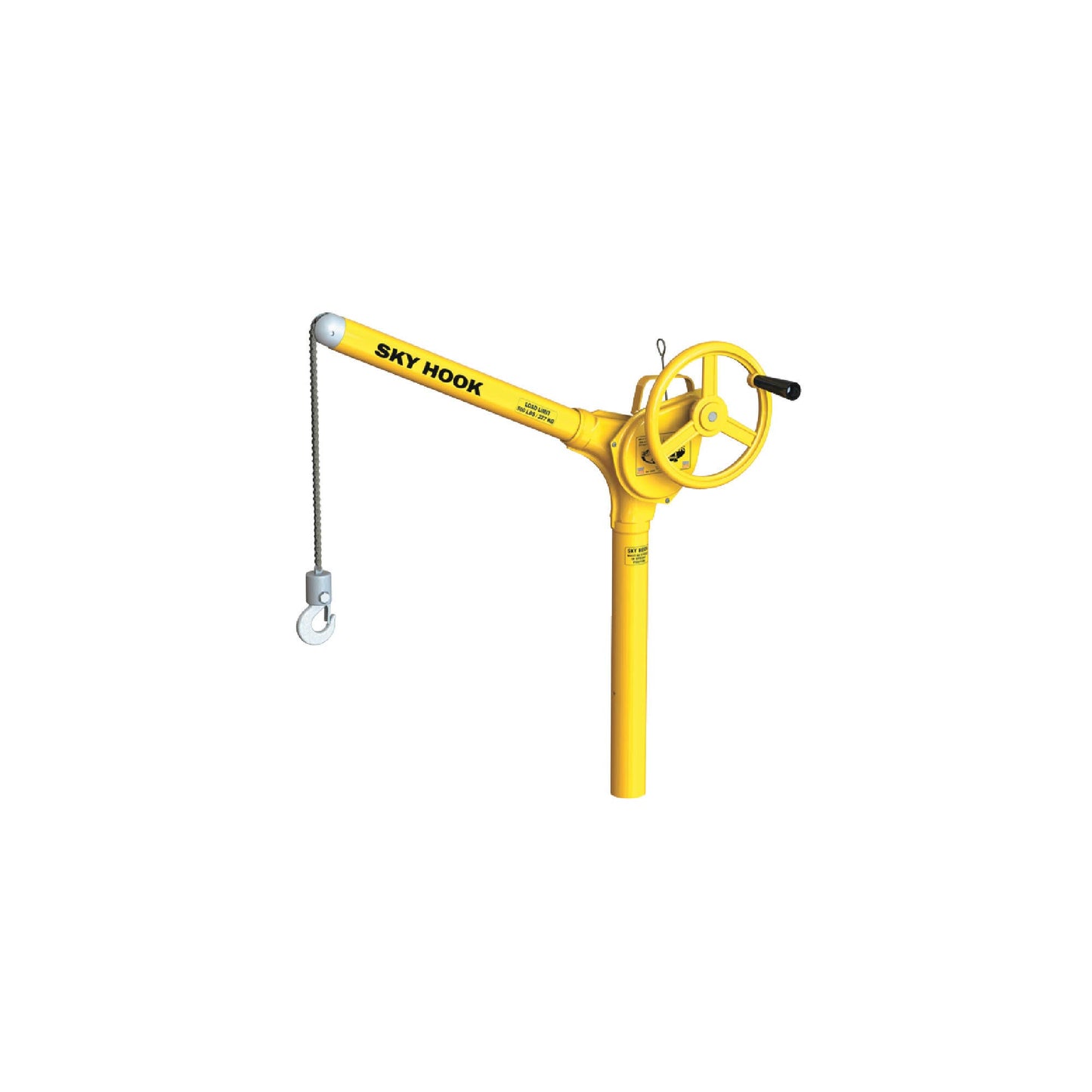 Sky Hook A85-SH 1/4 Ton Load Capacity, 75" Maximum Lift Distance, 1" Per Handwheel Revolution Lift Speed Hoist