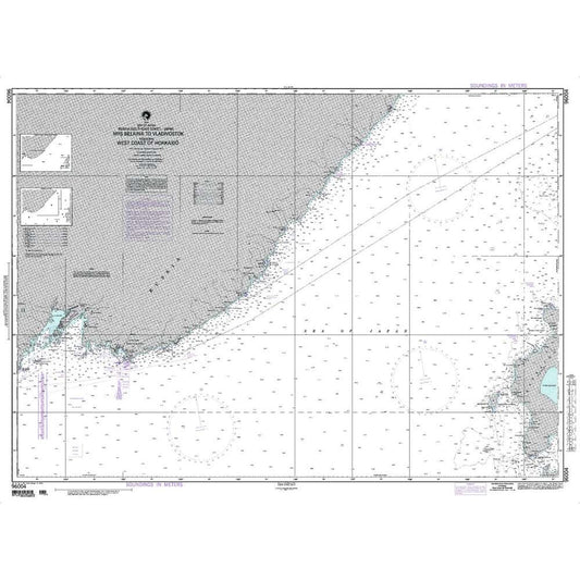 Paradise Clay NGA_96004 NGA Chart Mys Belkina to Vladivostok Including West Coast of Hokkaido