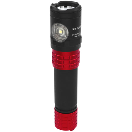 Bayco USB-578XL-R Nightstick USB Dual-Light Rechargeable Flashlight w/Holster - Red