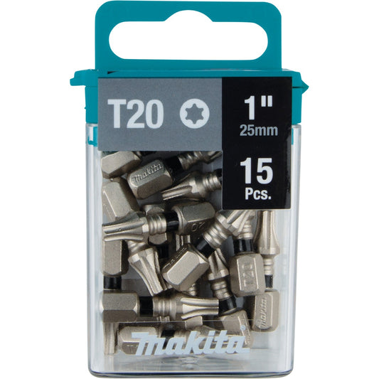 Makita E-00670 Impact Xps® T20 Torx, 1" Insert Bit, 15/Pk