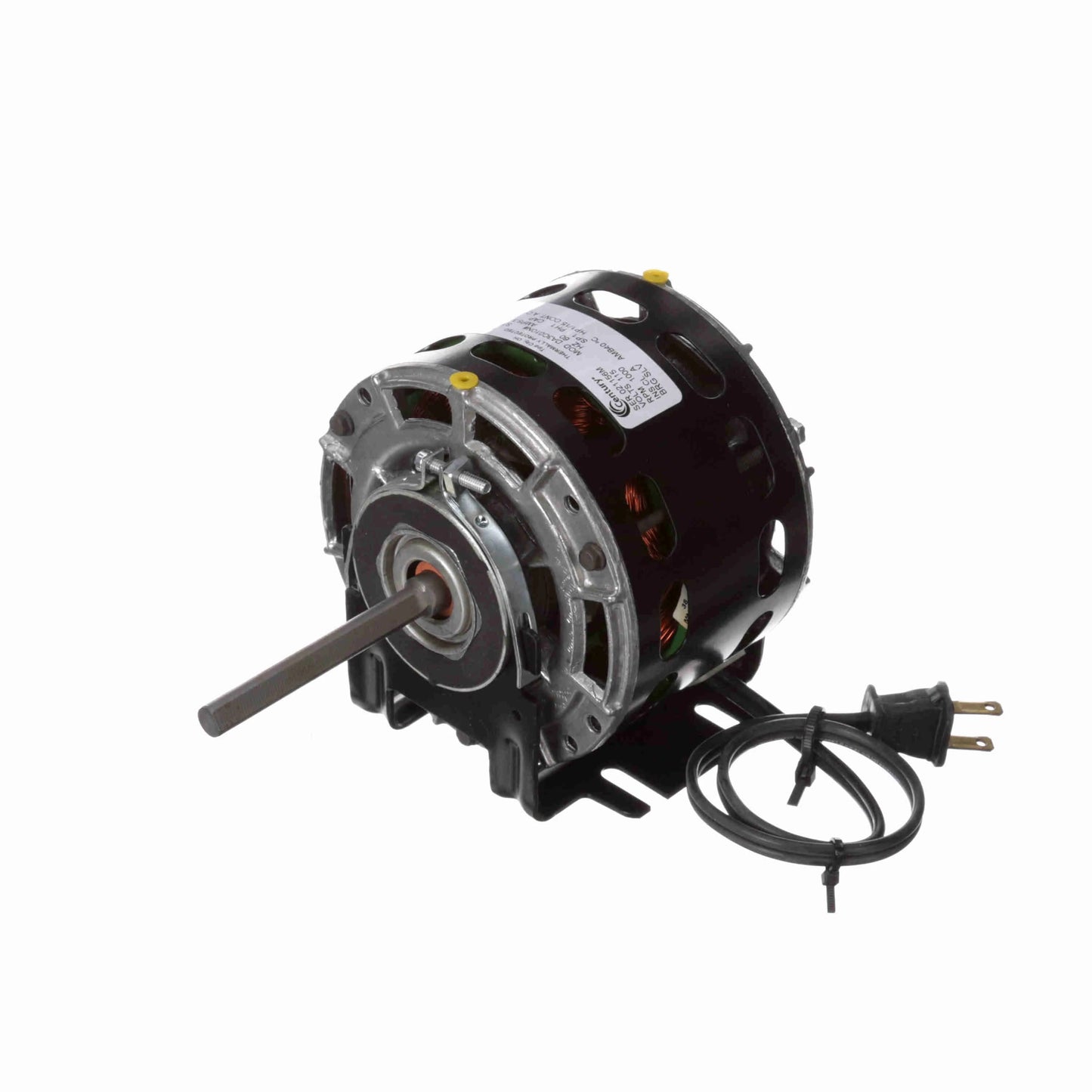 Century Ventilation Motor, 1/15 HP, 1 Ph, 60 Hz, 115 V, 1000 RPM, 1 Speed, 42 Frame, OAO - 9694