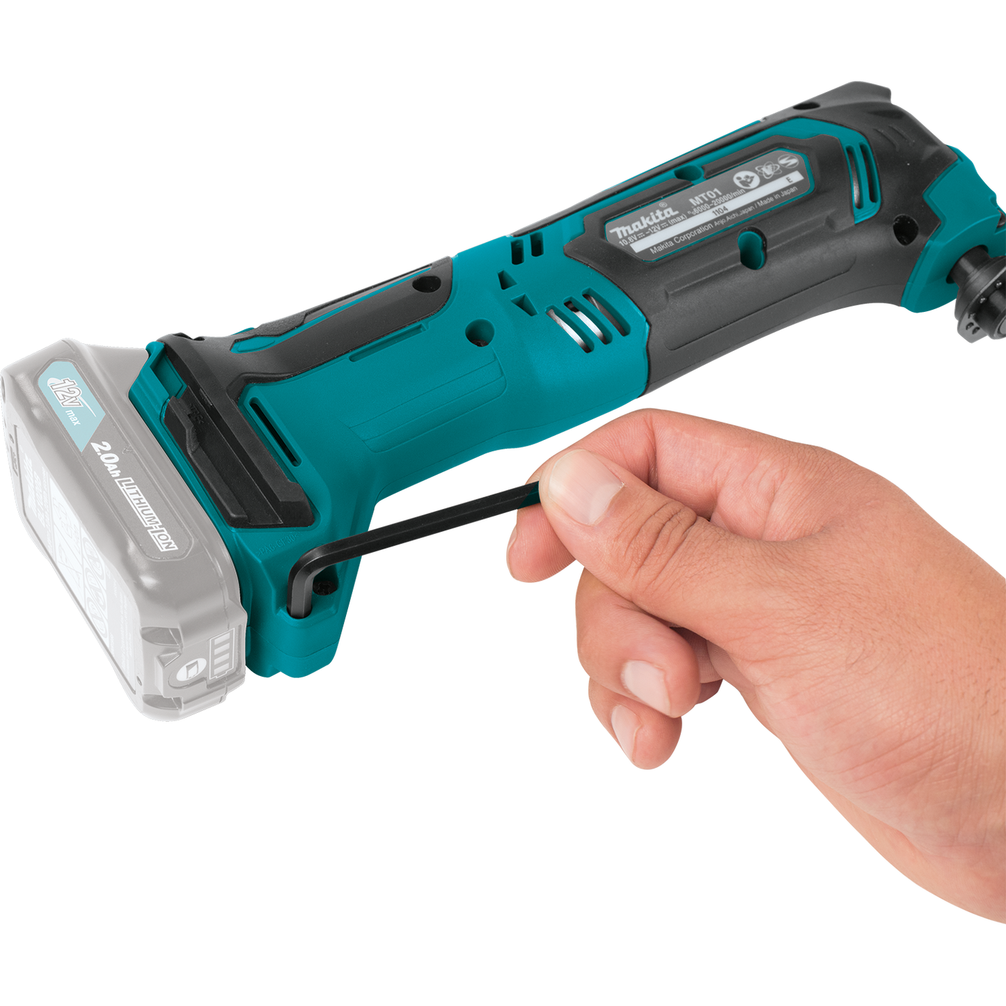 Makita MT01Z 12V max CXT® Lithium‘Ion Cordless Oscillating Multi‘Tool, Tool Only